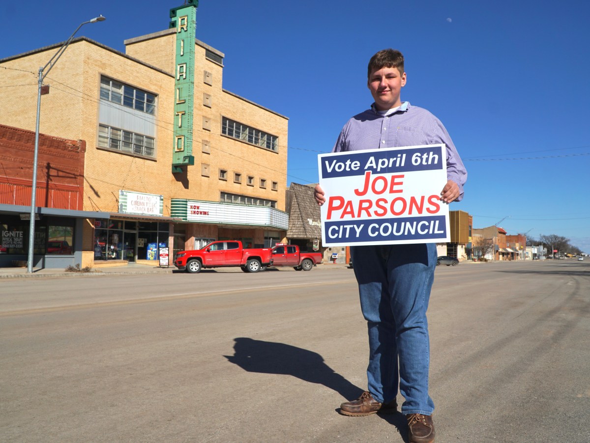 Alva high school student seeks city council seat